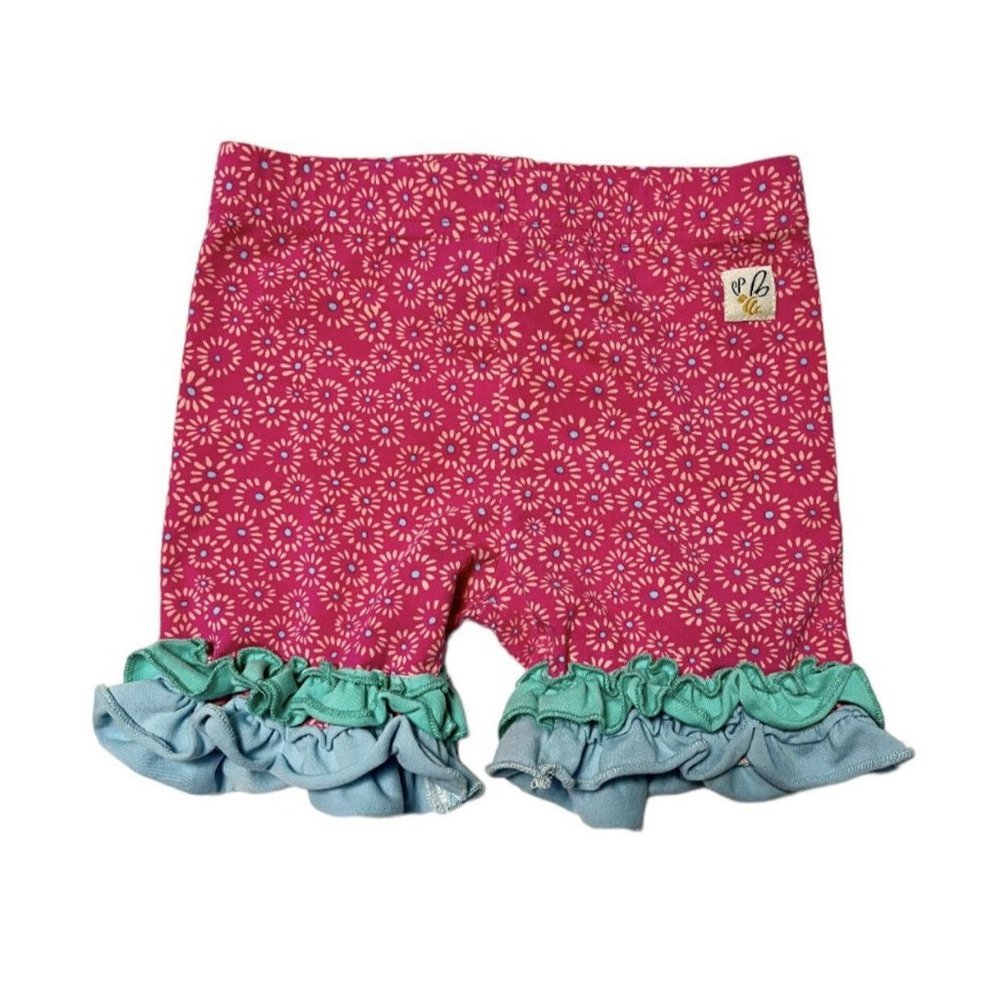 Wildflowers Patterned Ruffle Shorties Size 2